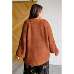 Maybe Monday Cardigan in Chestnut (S-3XL)