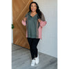 Message Me Back Color Block Hoodie (S-2XL)