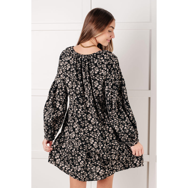 Once Again V-Neck Floral Dress (S-3XL)