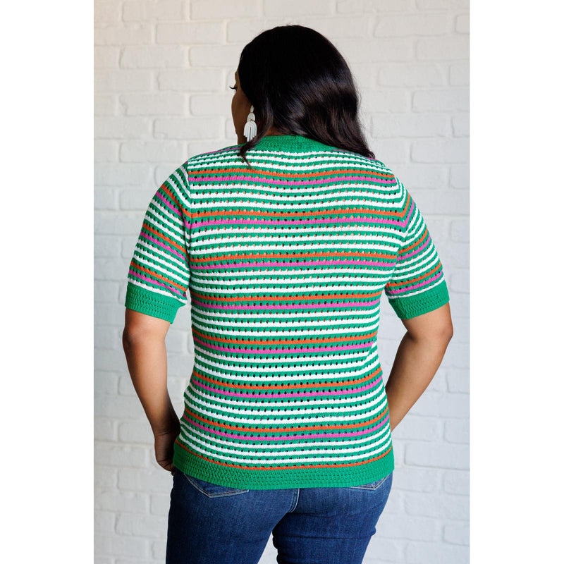 Our Situationship Knit Striped Top (S-3X)