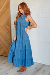 Perfect Choice Denim Maxi Dress (S-XL)