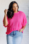 Rather Eventful Open Knit Top (S-3X)