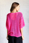 Rather Eventful Open Knit Top (S-3X)