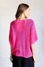 Rather Eventful Open Knit Top (S-3X)