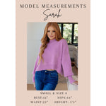 Beyond the Basics Pullover in Violet (S-3X)