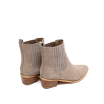 Leonor Suede Ankle Boot in Taupe (6-11)