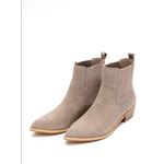 Leonor Suede Ankle Boot in Taupe (6-11)