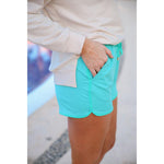 Jess Lea Solid Mint Everyday Shorts (S-2XL)