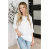 Stay On Top Relaxed Tee in Off White (S-3X)