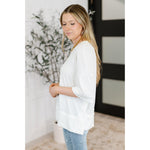 Stay On Top Relaxed Tee in Off White (S-3X)