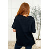 The Layback Relaxed Basic Tee in Black (S-3X)