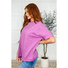 The Layback Relaxed Basic Tee in Hot Magenta (S-3X)