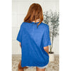 The Layback Relaxed Basic Tee in Royal Blue (S-3X)
