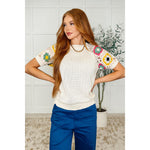To Grandma's House Crochet Accent Top (S-XL)