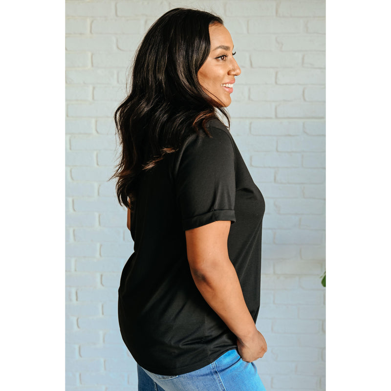 Uptown Crew T-Shirt in Black (S-3XL)