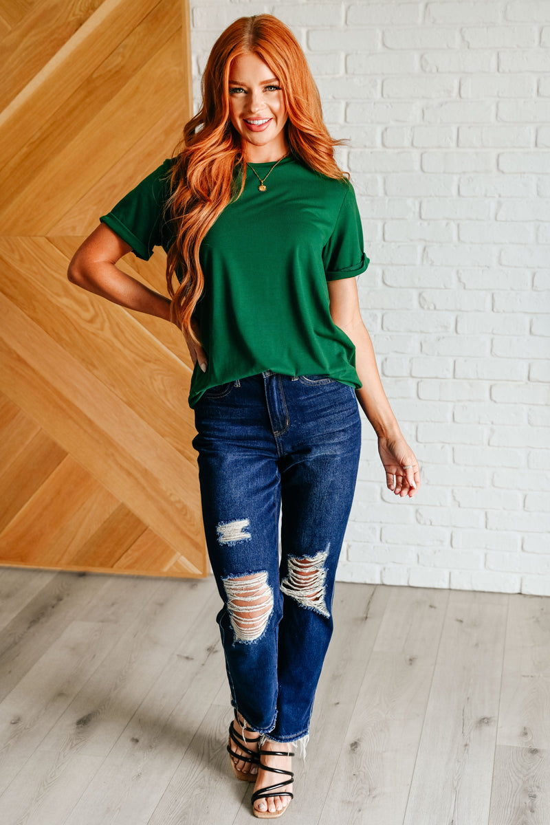 Uptown Crew T-Shirt in Green (S-3XL)