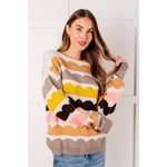 Wave After Wave Striped Sweater (S-XL)