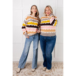 Wave After Wave Striped Sweater (S-XL)