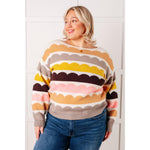 Wave After Wave Striped Sweater (S-XL)