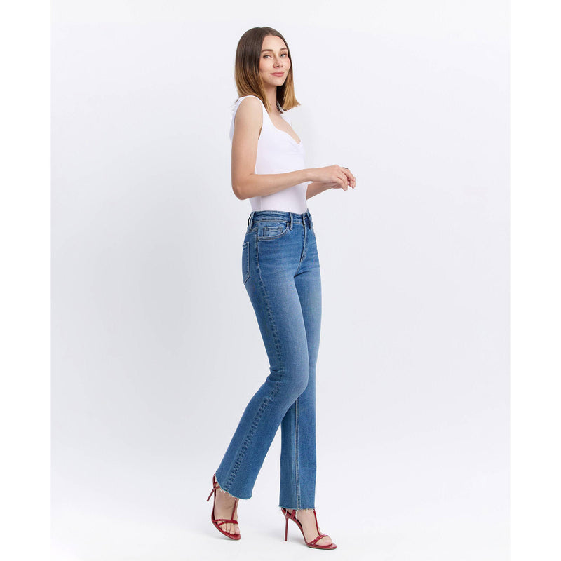 Lovervet High Waist Clean Cut Bootcut Jeans (25-31)