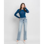 Lovervet Tummy Control Mid Rise Slim Wide Jeans (25-32)