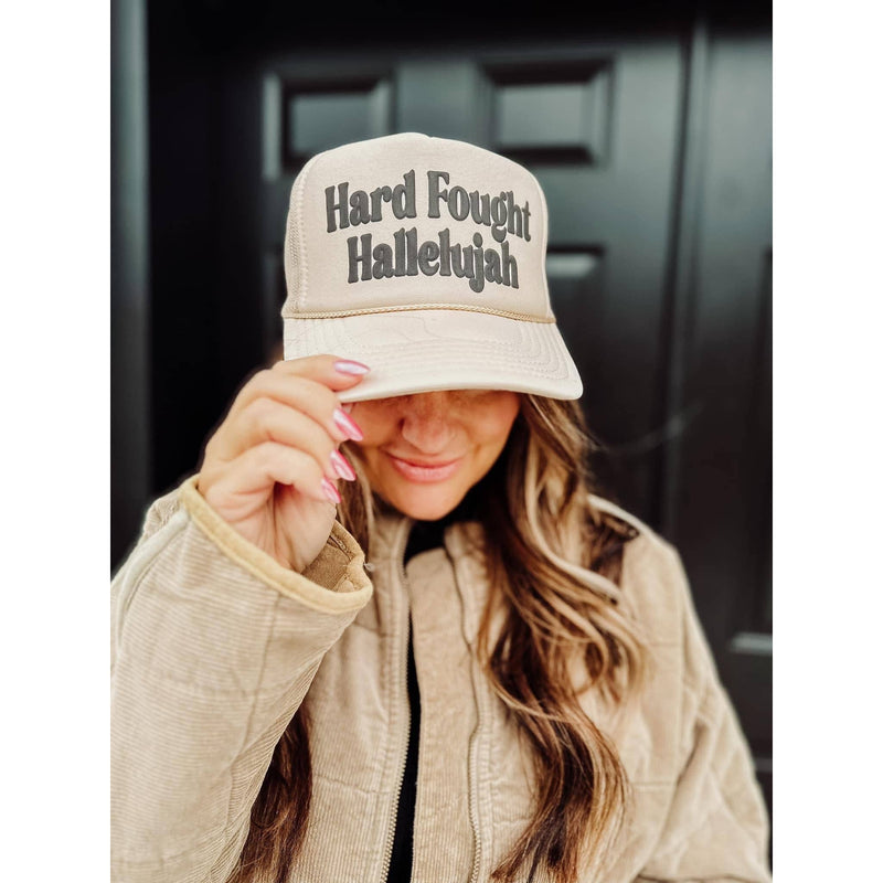 Hard Fought Hallelujah Trucker Hat