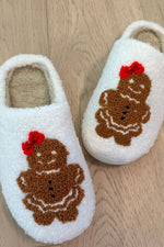 Gingerbread Christmas Slippers