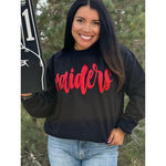 Custom Raiders Script Sweatshirt (Small to 2XL)