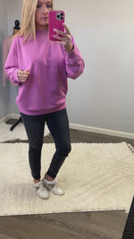 Orchid Burnout Cozy Sweatshirt