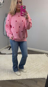 Sierra Sequin Heart Sweater (S-2XL)